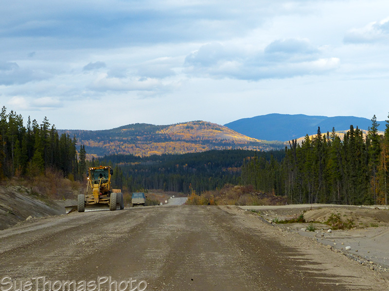 Heavy equipment, construction, Campbell Highway