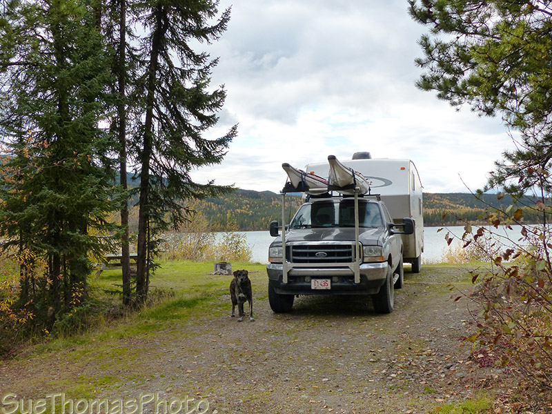 Campsite at Simpson Lake, Yukon