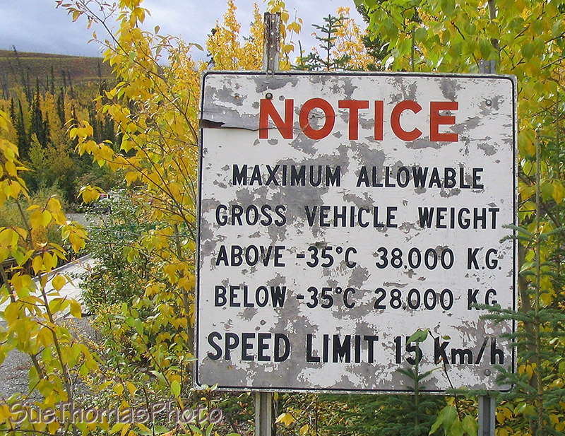 Sign at Lapie River Bridge
