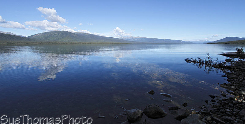 Quiet Lake on the South Canol Road in Yukon