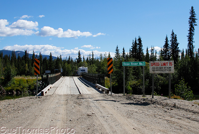 Rose River on South Canol in Yukon