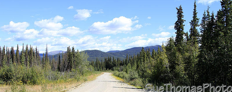 Rose River on South Canol in Yukon