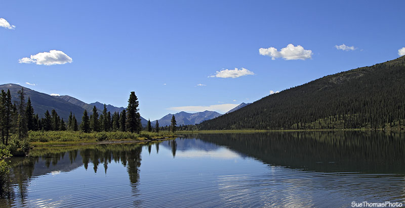 Lapie Lake on the South Cano Roadl in Yukon