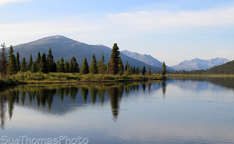 The morning was sunny and windy. The barometer is also dropping.