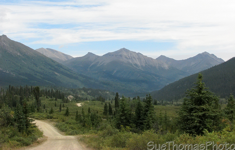 Northbound on the South Canol Road in Yukon