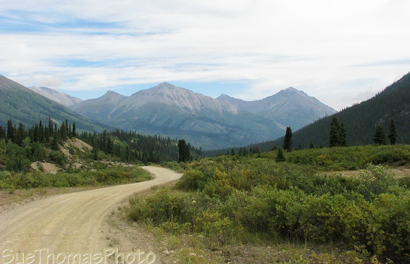 Northbound on the South Canol Road in Yukon