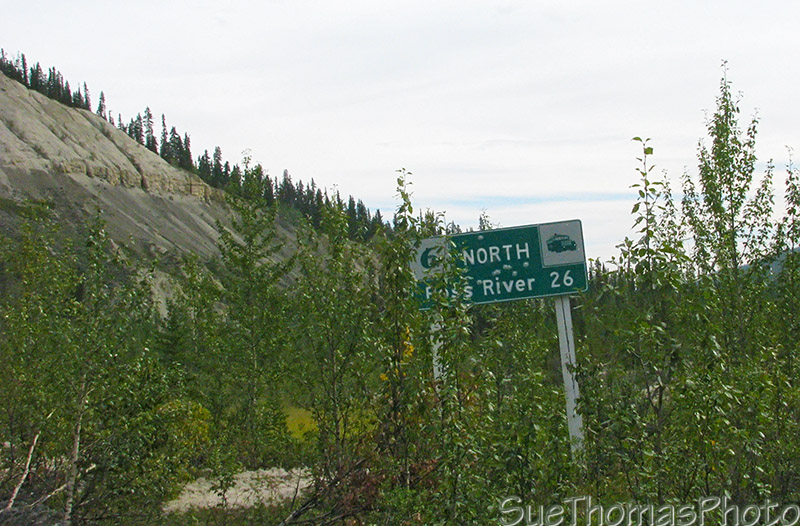 Northbound on the South Canol Road in Yukon