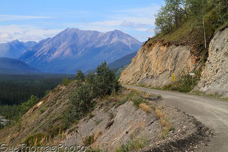 Northbound on the South Canol Road in Yukon