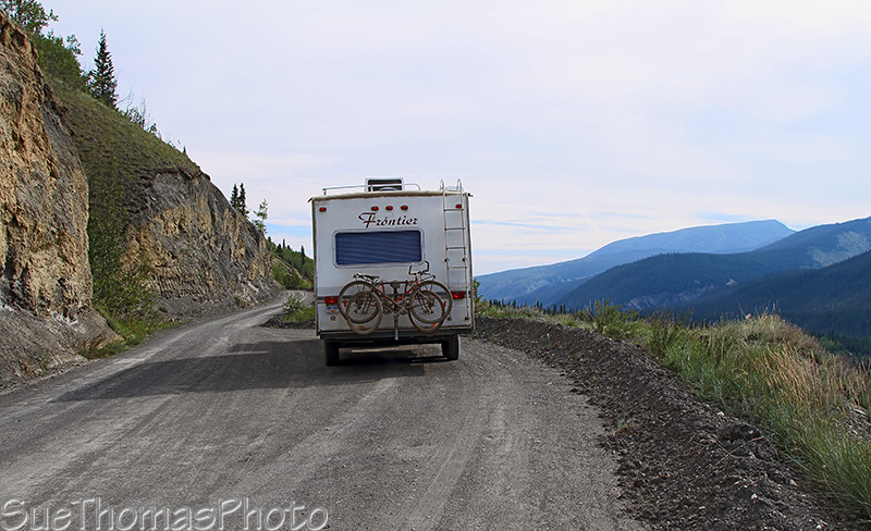 Northbound on the South Canol Road in Yukon