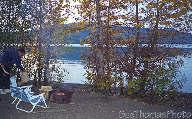 Boya Lake camping, Yukon