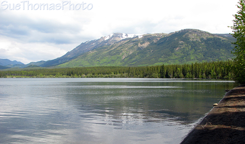 Hiking at Kinaskan Lake, Cassiar Highway, BC