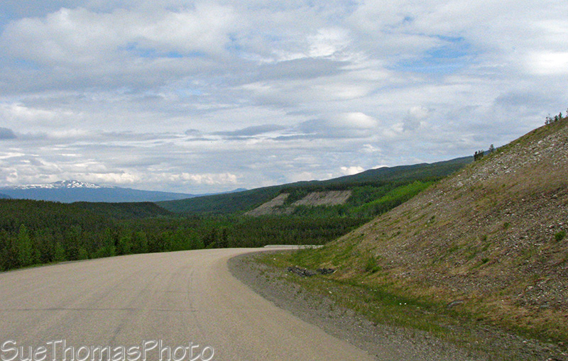 Driving Cassiar Highway northbound, BC