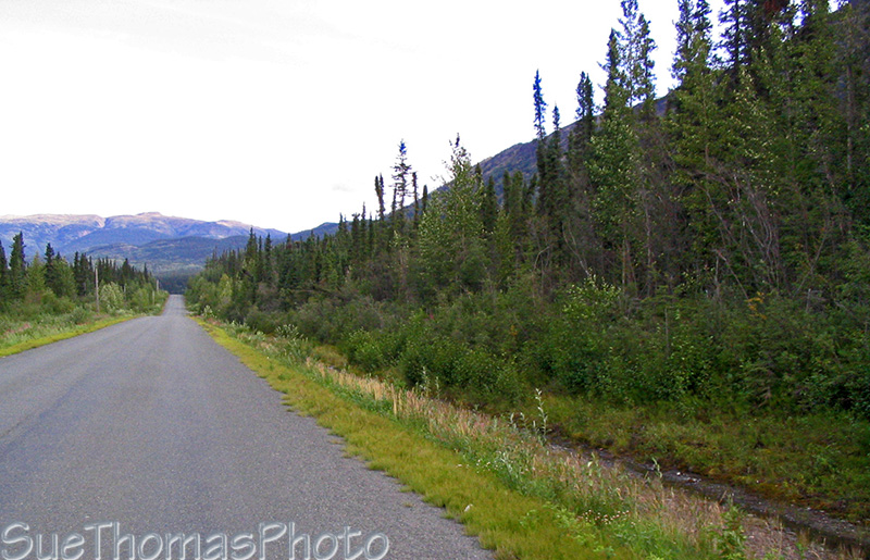 Cassiar Highway northbound near Kinaskan Lake