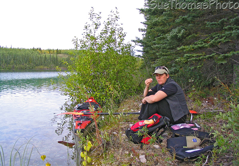 Kayaking on Boya Lake