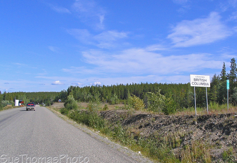 BC & Yukon border on the Cassiar Highway