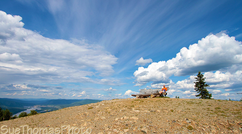 Top of Midnight Dome at Dawson City