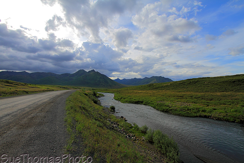 Dempster Highway northbound in Yukon