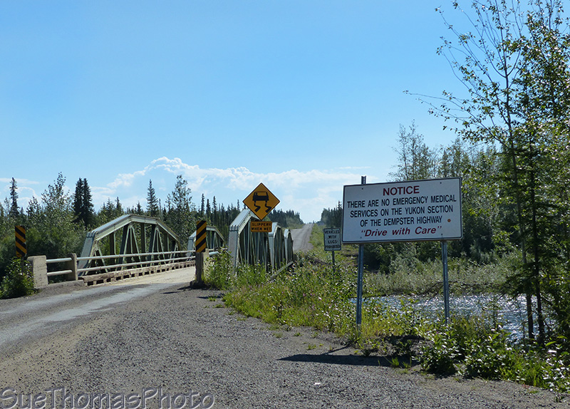 sign at the Dempster Highway