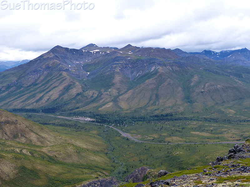 Looking back at the campground