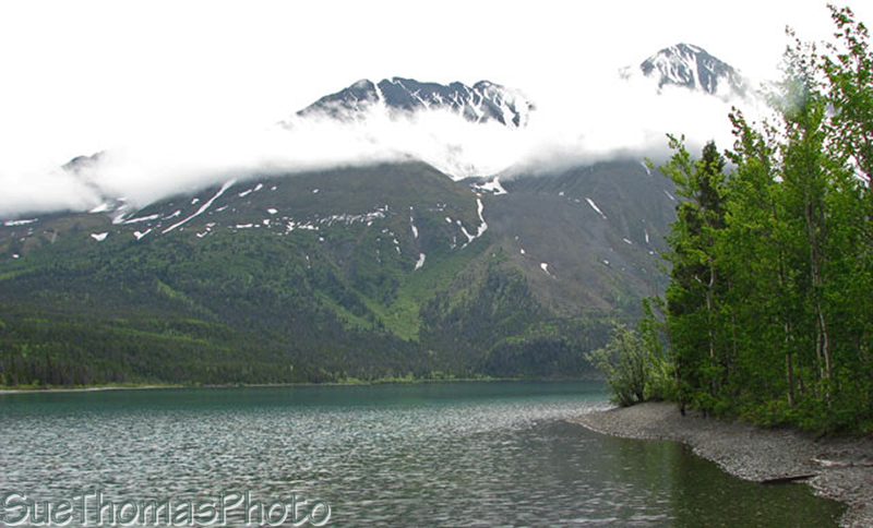 Hiking at Kathleen Lake, Kluane National Park, Yukon