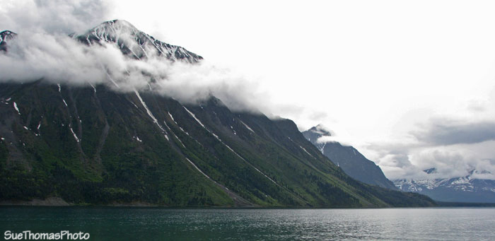 Hiking at Kathleen Lake, Kluane National Park, Yukon