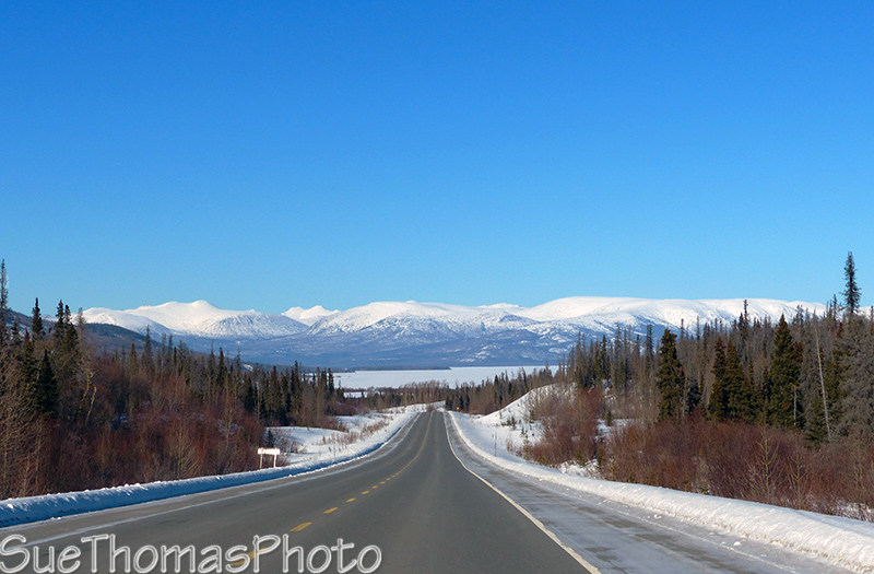 Haines Road - approaching Dezadeash Lake