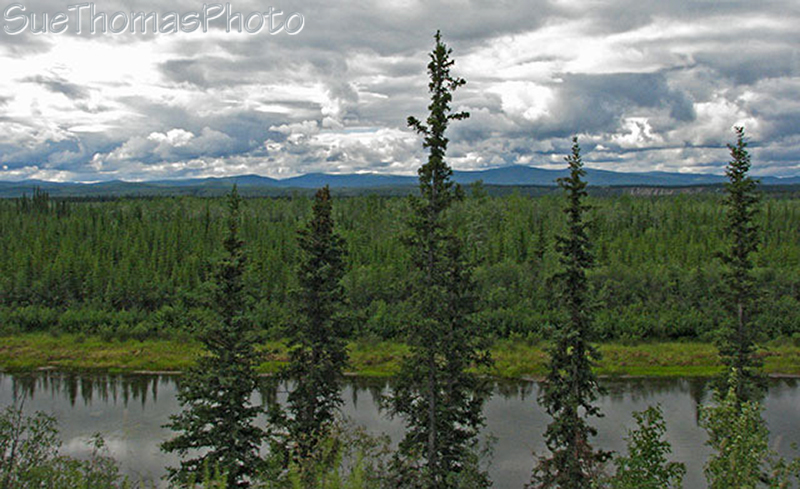 Klondike Highway near Stewart Crossing, Yukon