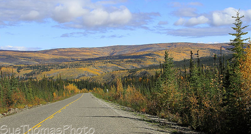 Top of the World Highway in Yukon