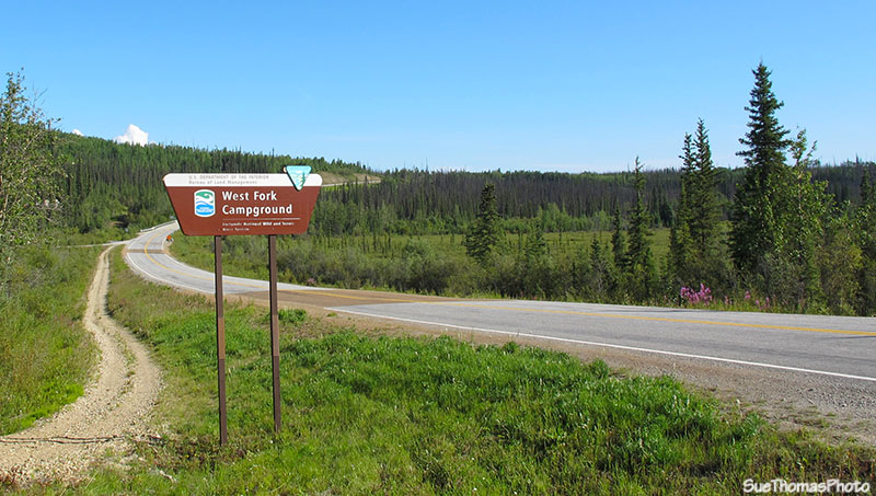 West Fork Campground, Taylor Highway, Alaska