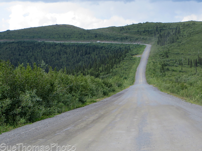 Westbound on the Top of the World Highway
