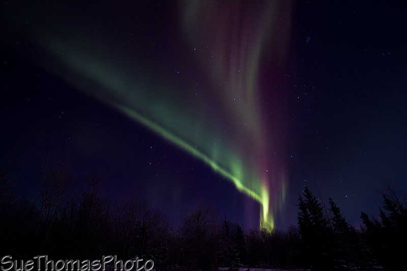 Aurora to the east